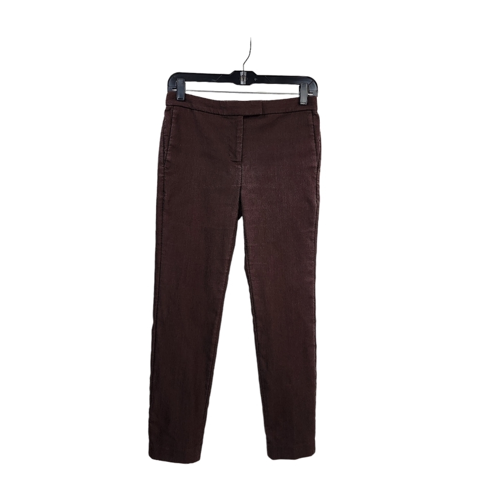 J. Crew Women's Chocolate Brown Petite Ryder Pant - 4P